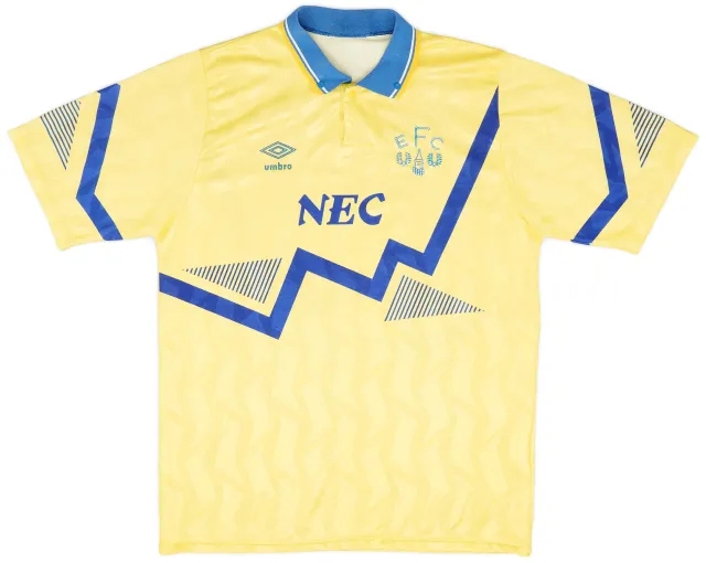 Umbro 1990-92 Everton Away Shirt - 8/10 - (L)