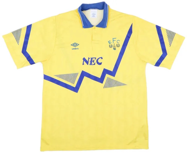 Umbro 1990-92 Everton Away Shirt - 8/10 - (XL)