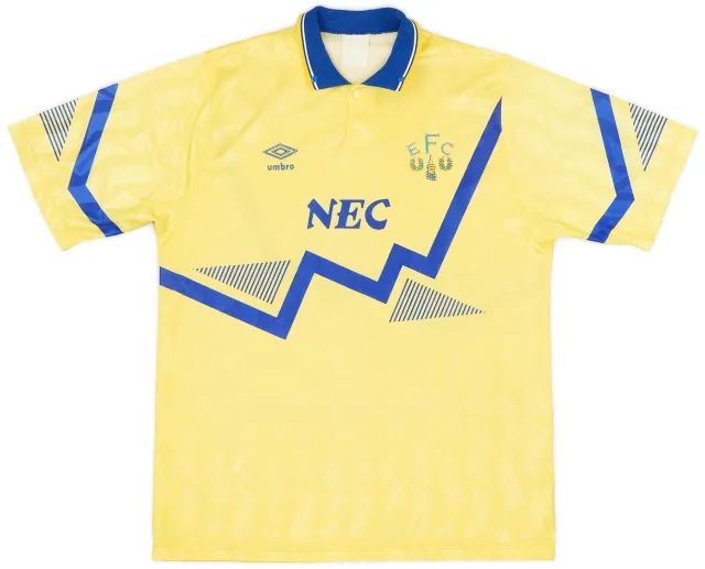Umbro 1990-92 Everton Away Shirt - 9/10 - (L)