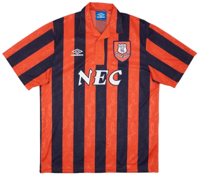 Umbro 1992-94 Everton Away Shirt - 8/10 - (XL)