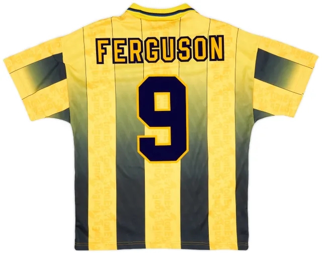 Umbro 1996-98 Everton Away Shirt Ferguson #9 - 6/10 - (M)