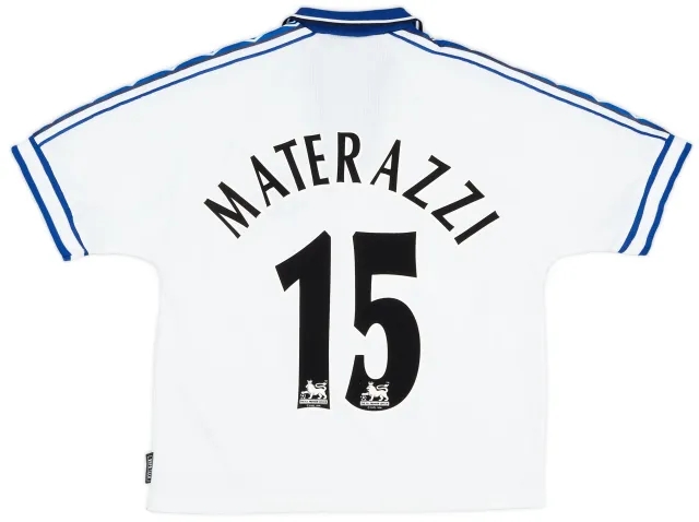 Umbro 1998-99 Everton Away Shirt Materazzi #15 - 8/10 - (Y)