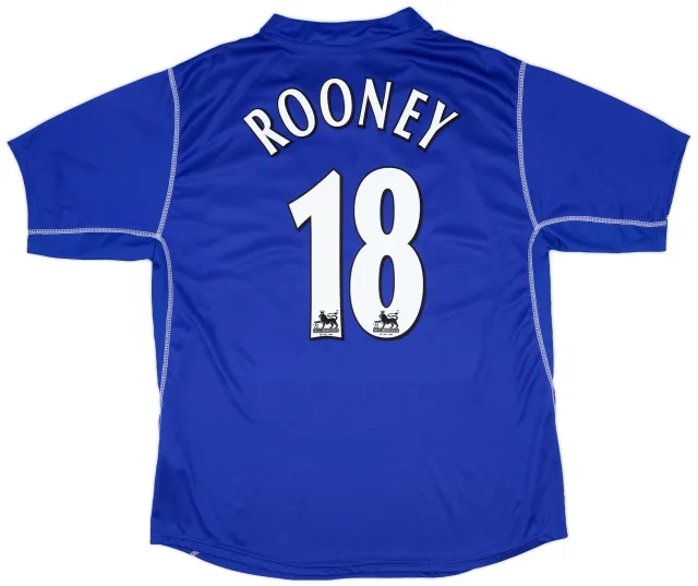 Puma 2002-03 Everton Home Shirt Rooney #18 - 9/10 - (XXL)