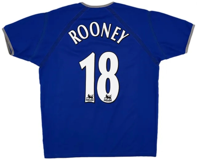 Puma 2003-04 Everton Home Shirt Rooney #18 - 6/10 - (L)