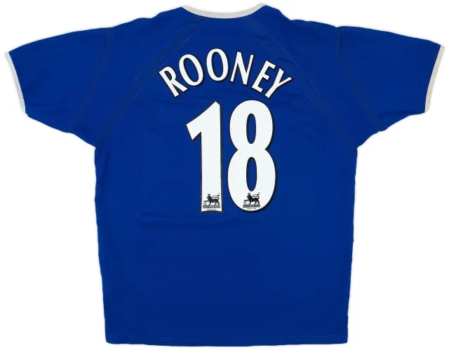 Puma 2003-04 Everton Home Shirt Rooney #18 - 6/10 - (L)