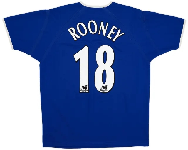 Puma 2003-04 Everton Home Shirt Rooney #18 - 7/10 - (L)