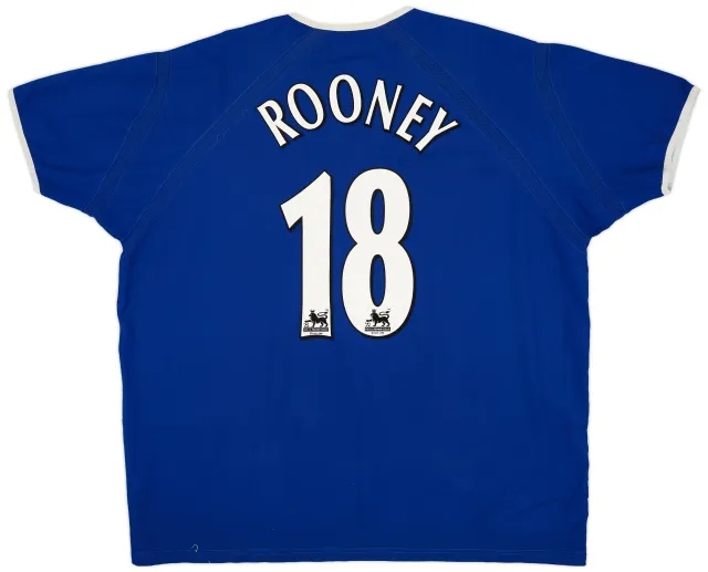 Puma 2003-04 Everton Home Shirt Rooney #18 - 6/10 - (XXL)