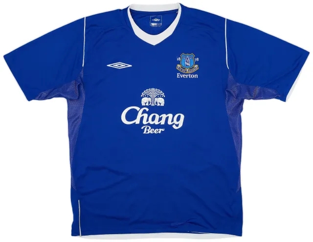 Umbro 2004-05 Everton Home Shirt - 6/10 - (L)