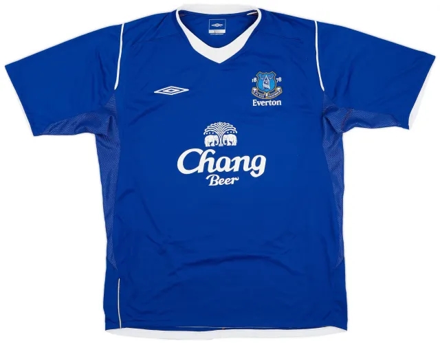 Umbro 2004-05 Everton Home Shirt - 6/10 - (L)