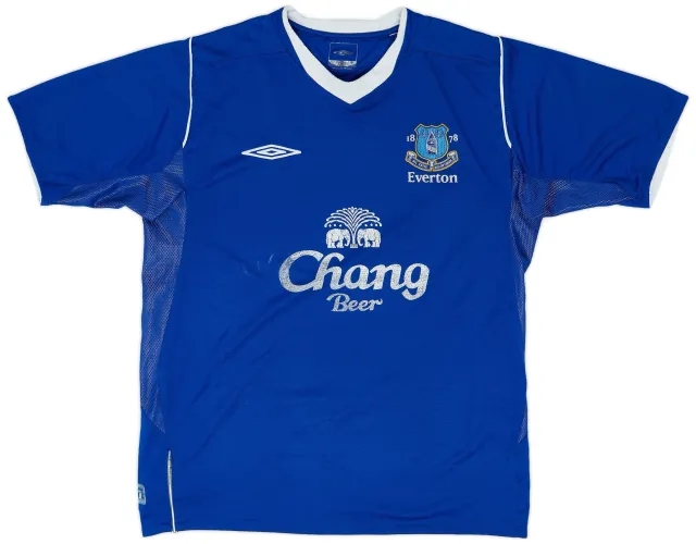 Umbro 2004-05 Everton Home Shirt - 5/10 - (M)