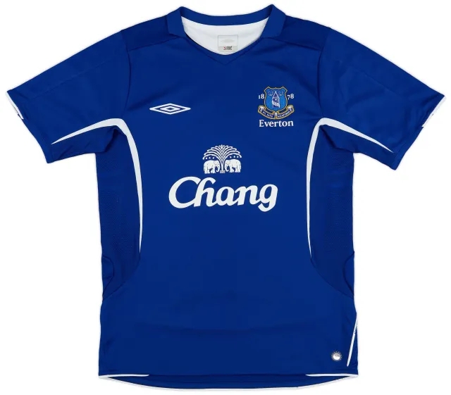 Umbro 2005-06 Everton Home Shirt - 8/10 - (S)