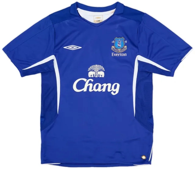 Umbro 2005-06 Everton Home Shirt - 8/10 - (S)