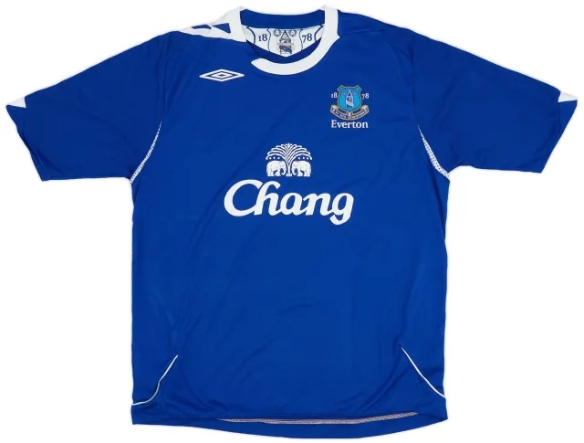 Umbro 2006-07 Everton Home Shirt - 6/10 - (XL)