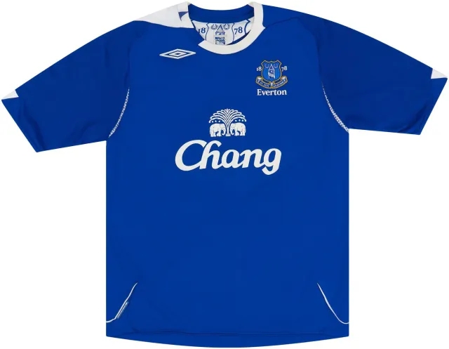 Umbro 2006-07 Everton Home Shirt - 6/10 - (S)