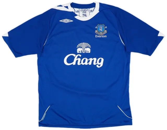 Umbro 2006-07 Everton Home Shirt - 7/10 - (L)