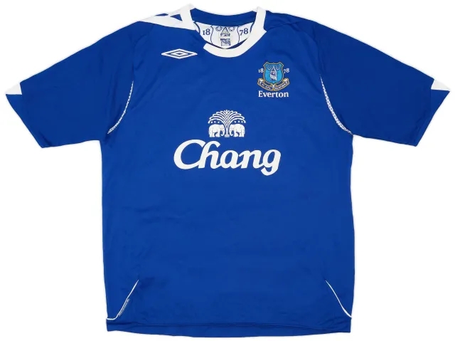 Umbro 2006-07 Everton Home Shirt - 6/10 - (L)