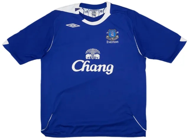 Umbro 2006-07 Everton Home Shirt - 7/10 - (XL)