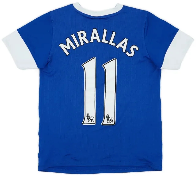 Nike 2012-13 Everton Home Shirt Mirallas #11 - 5/10 - (M.Boys)