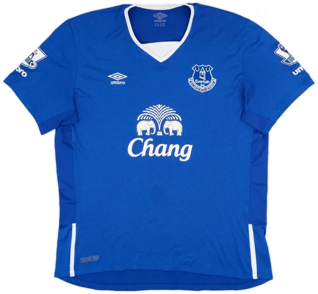 Umbro 2015-16 Everton Home Shirt - 5/10 - (XXL)