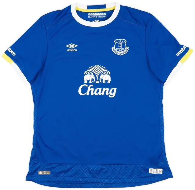Umbro 2016-17 Everton Home Shirt - 8/10 - (Women's XXL)