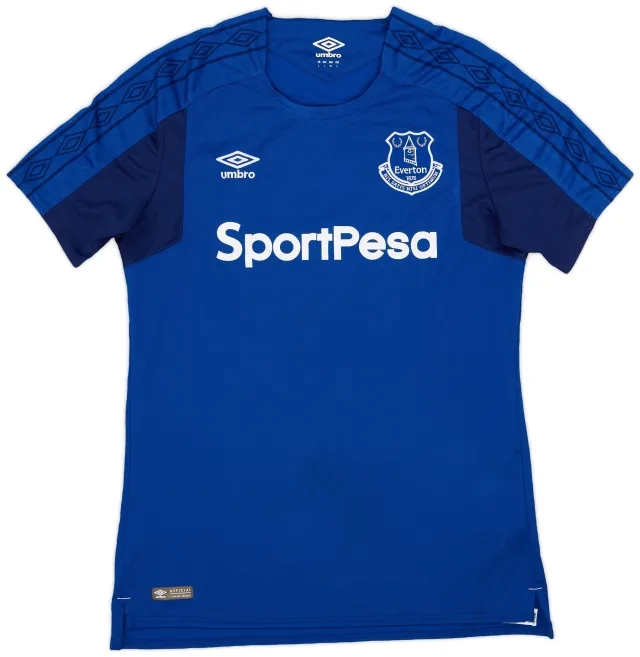 Umbro 2017-18 Everton Home Shirt - 5/10 - (L)