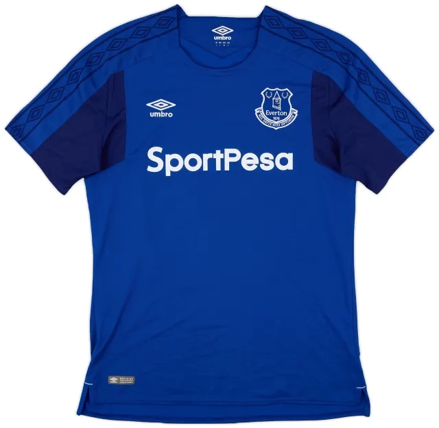 Umbro 2017-18 Everton Home Shirt - 9/10 - (L)