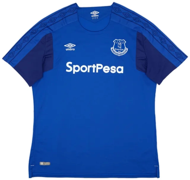 Umbro 2017-18 Everton Home Shirt - 9/10 - (XXL)