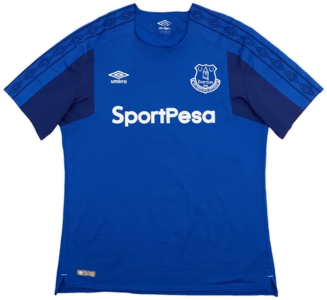 Umbro 2017-18 Everton Home Shirt - 8/10 - (XL)