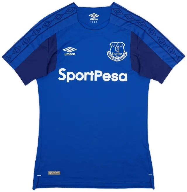 Umbro 2017-18 Everton Home Shirt - 8/10 - (S)