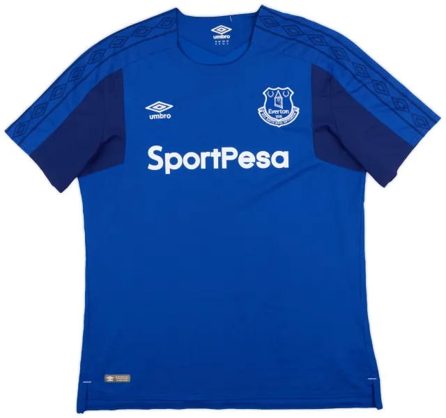 Umbro 2017-18 Everton Home Shirt - 8/10 - (XL)