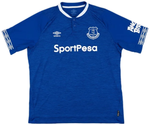 Umbro 2018-19 Everton Home Shirt - 8/10 - (XXL)