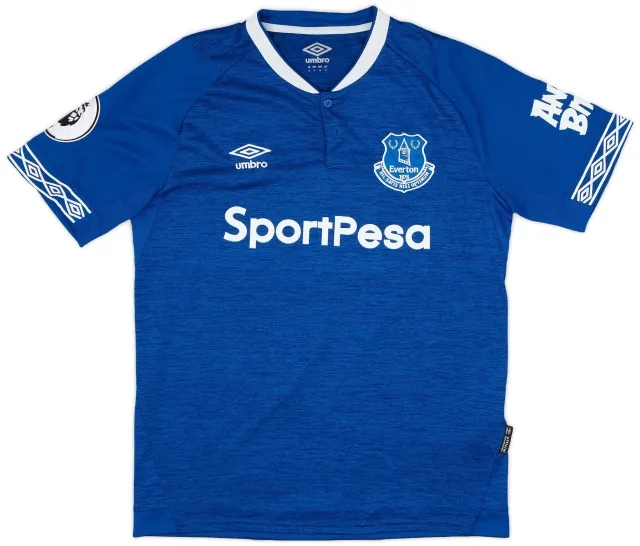 Umbro 2018-19 Everton Home Shirt - 7/10 - (S)
