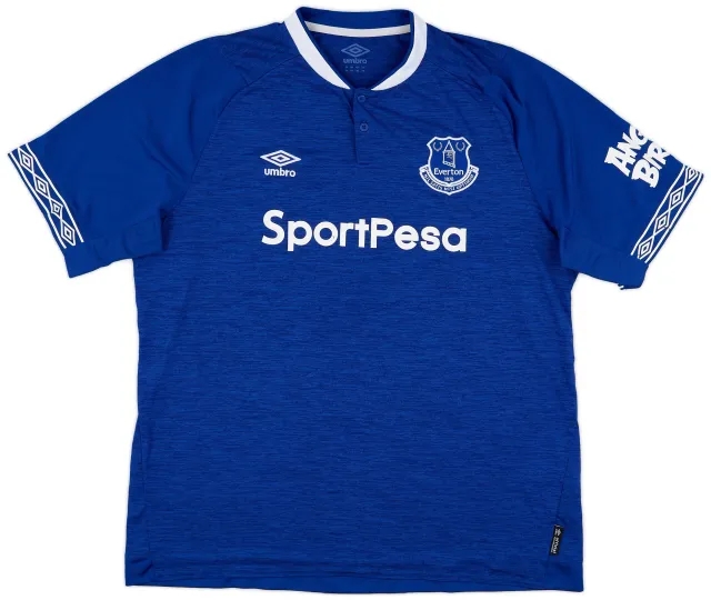 Umbro 2018-19 Everton Home Shirt - 7/10 - (XXL)