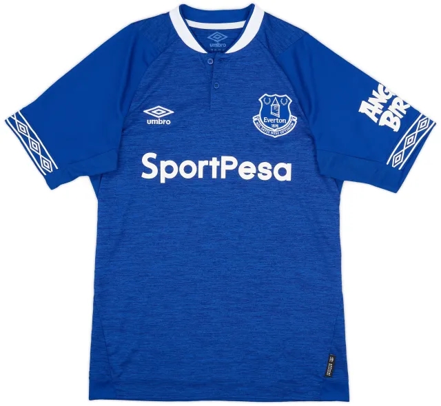 Umbro 2018-19 Everton Home Shirt - 9/10 - (S)