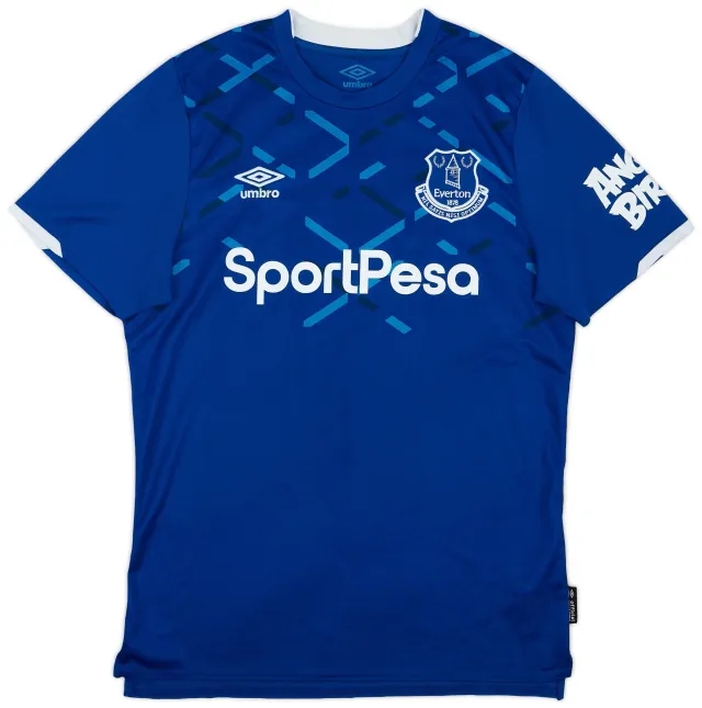 Umbro 2019-20 Everton Home Shirt - 8/10 - (M)