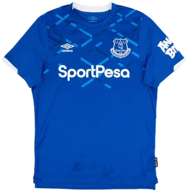 Umbro 2019-20 Everton Home Shirt - 9/10 - (M)