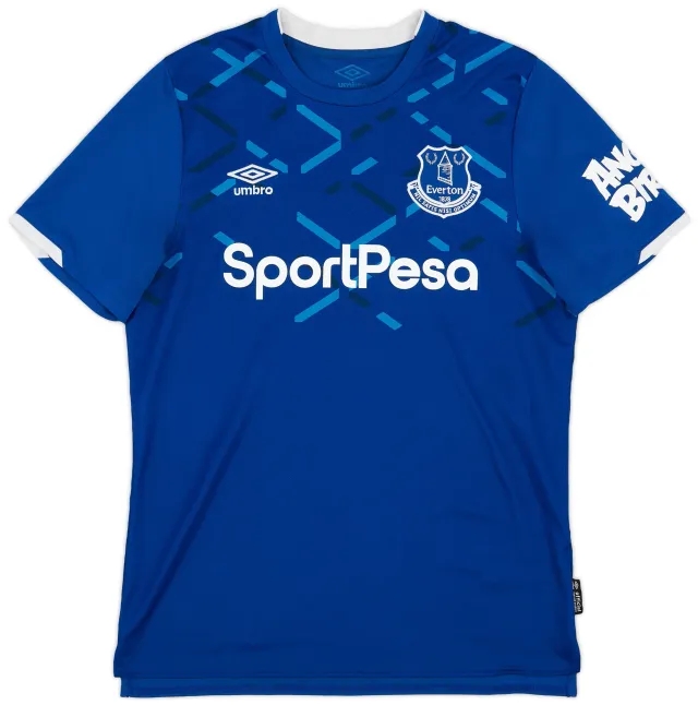 Umbro 2019-20 Everton Home Shirt - 9/10 - (M)