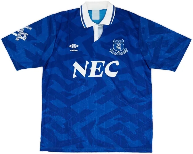 Umbro 1991-93 Everton Home Shirt - 7/10 - (L)