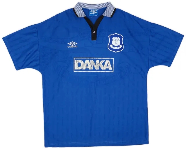 Umbro 1995-97 Everton Home Shirt - 5/10 - (XL)