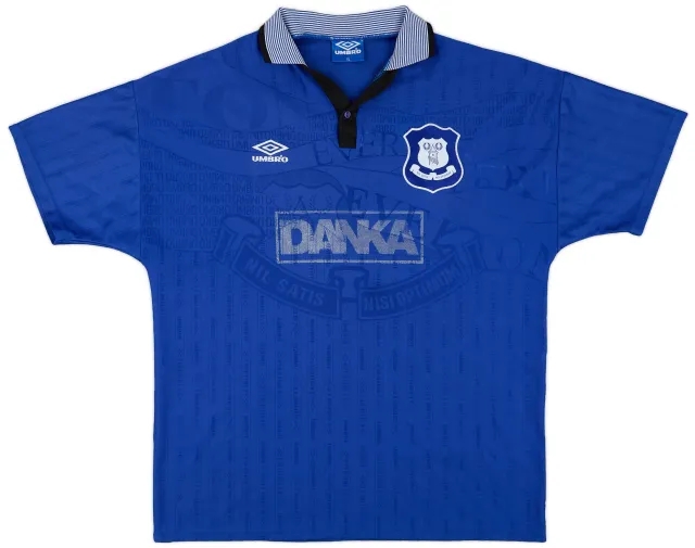 Umbro 1995-97 Everton Home Shirt - 5/10 - (XL)