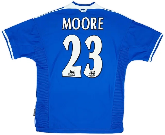 Umbro 1999-00 Everton Home Shirt Moore #23 - 9/10 - (L)