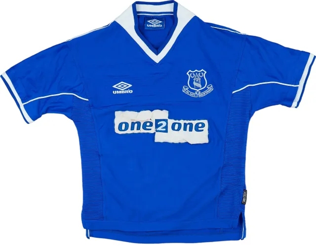 Umbro 1999-00 Everton Home Shirt - 4/10 - (Y)