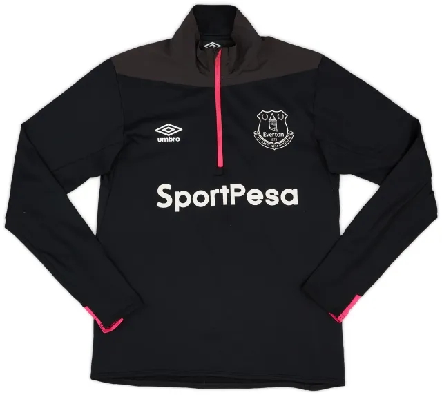 2018-19 Everton Umbro 1/4 Zip Training Top - 9/10 - (S)