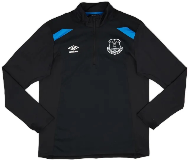 2017-18 Everton Umbro 1/4 Zip Training Top - 9/10 - (L)