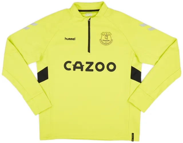 2020-21 Everton Hummel 1/4 Zip Drill Top - 7/10 - (XL)