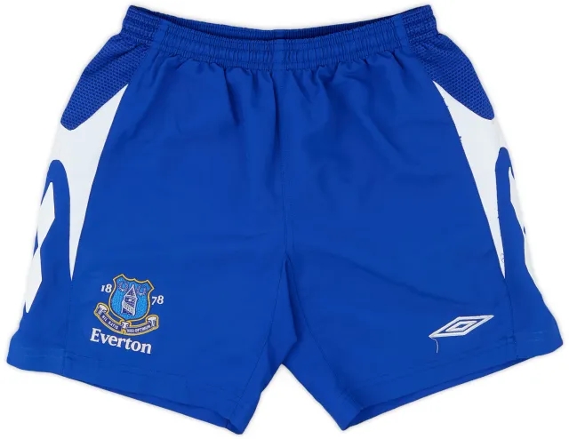 2007-08 Everton Umbro Training Shorts - 9/10 - (M.Boys)