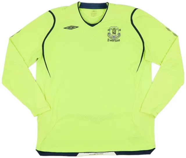 Umbro 2008-09 Everton Third L/S Shirt - 7/10 - (XXL)