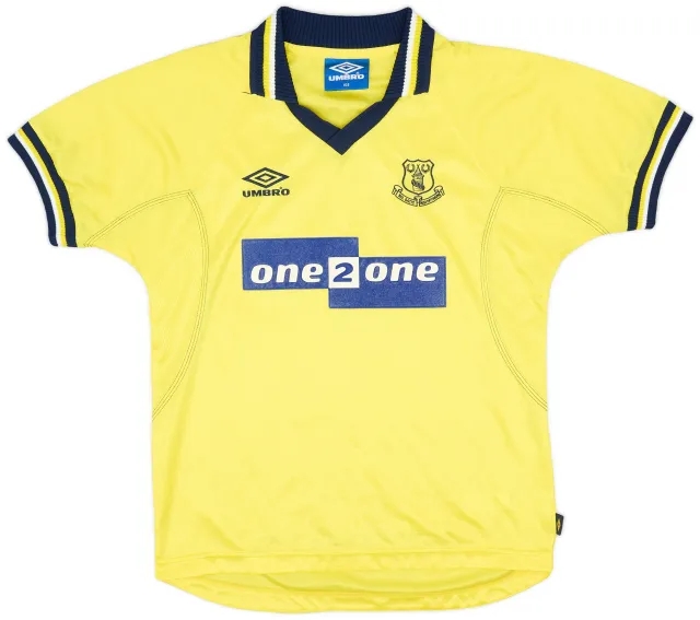 Umbro 1998-99 Everton Third Shirt - 9/10 - (XL.Boys)