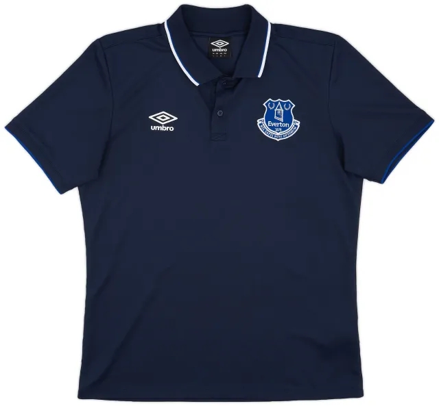 2010s Everton Umbro Polo Shirt - 9/10 - (L)