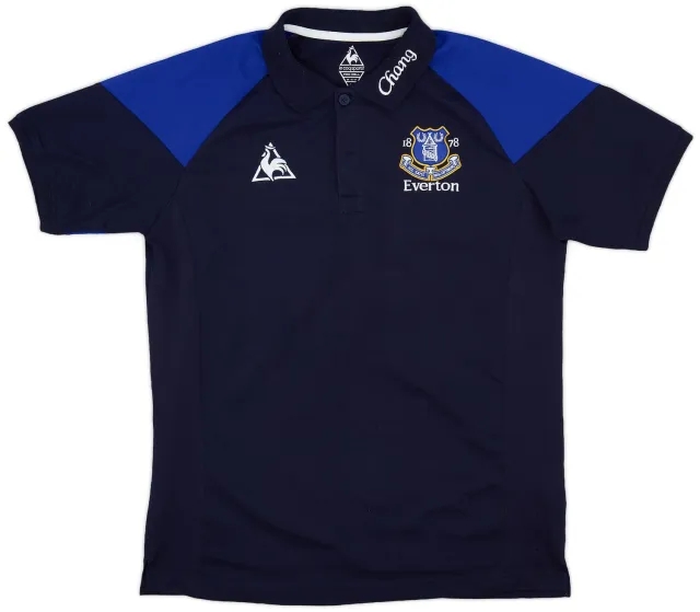 2011-12 Everton Le Coq Sportif Polo Shirt - 7/10 - (L)